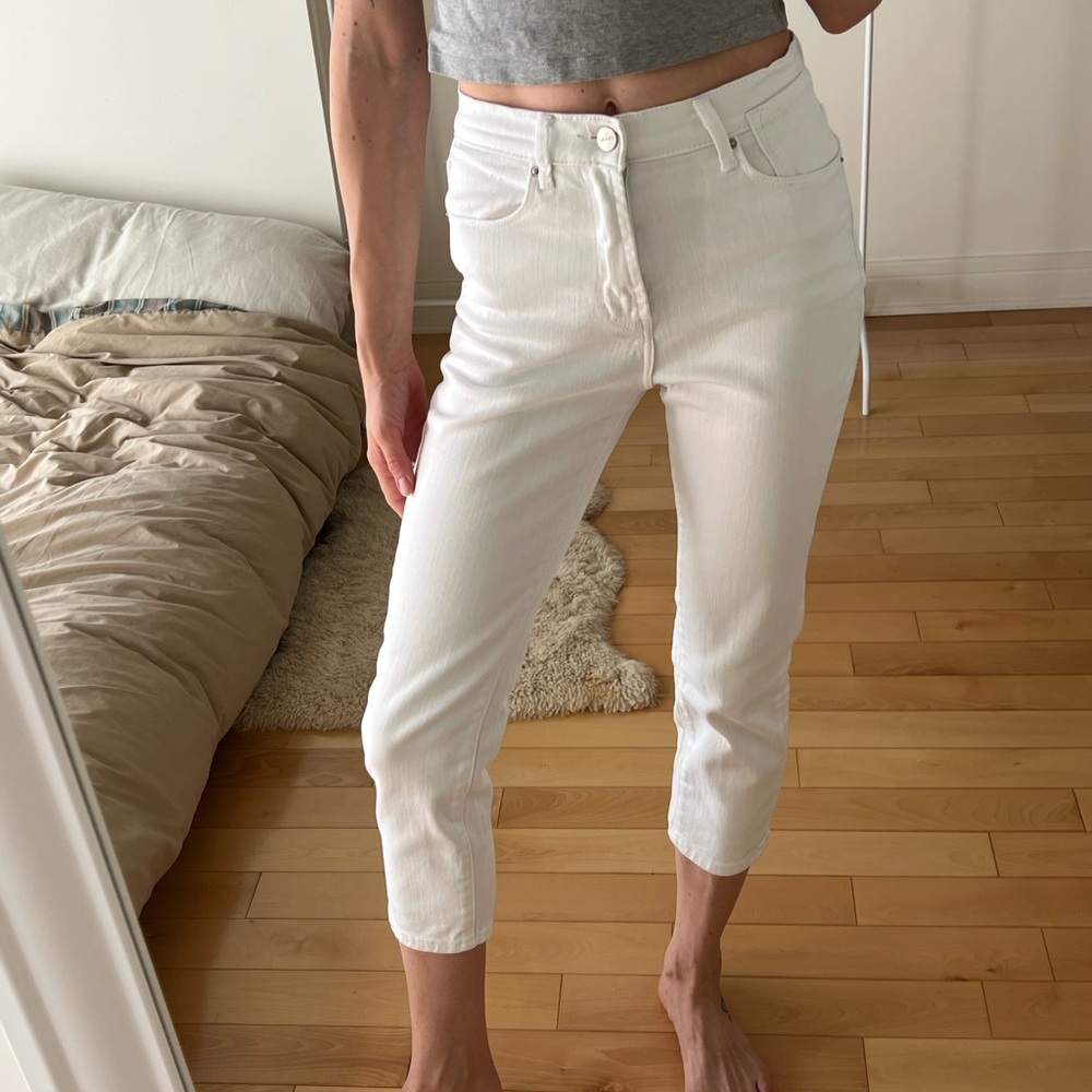 Frame Denim Crisp White Jeans